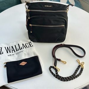 LIKE NEW MZ WALLACE Tribeca Downtown Large Crossbody with pouch